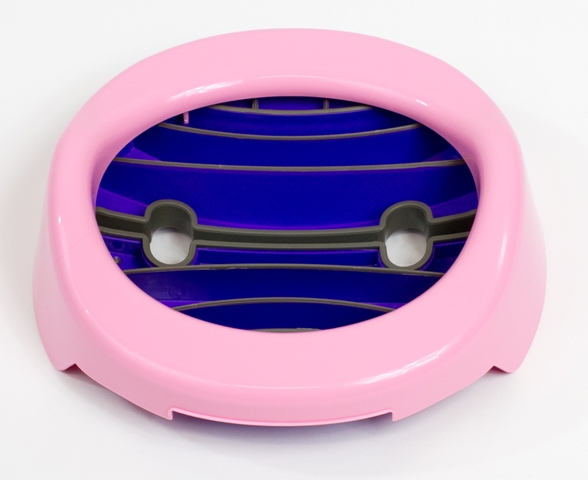 Pot nomade Potette Plus rose replié