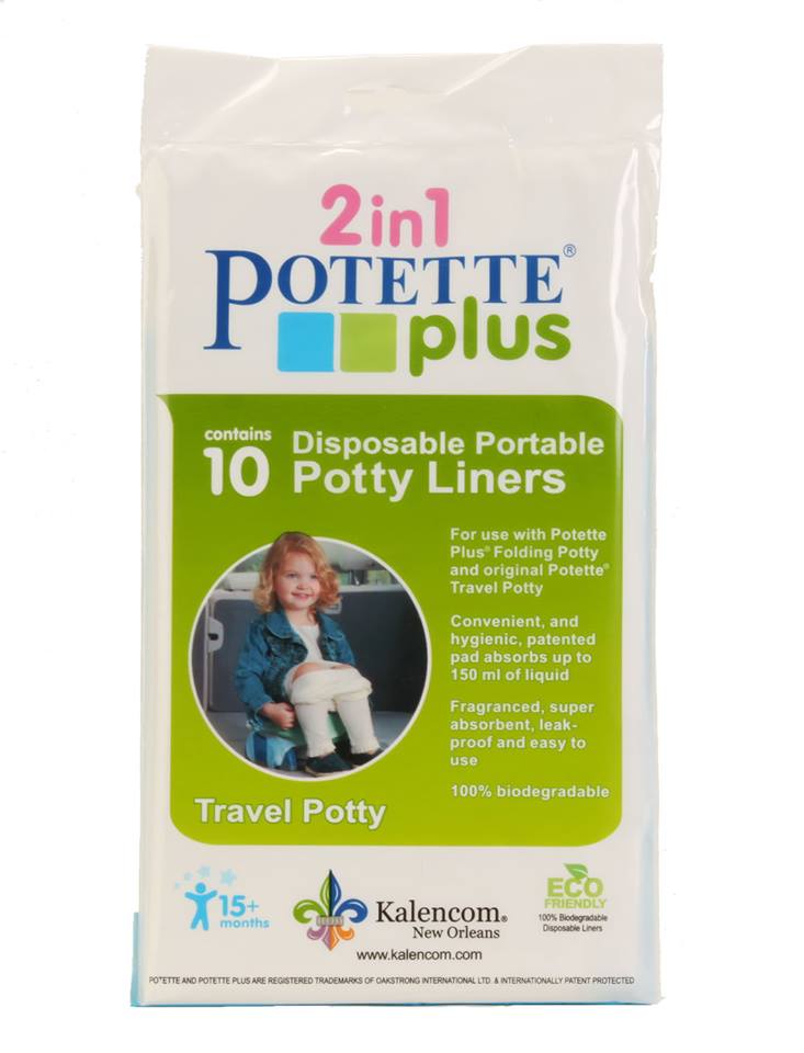 Pack de 10 sacs jetables et biodégradables pour le pot nomade Potette Plus