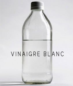 vinaigre blanc pipi
